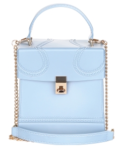 Fashion Jelly Clear Mini Bag 7066 BLUE